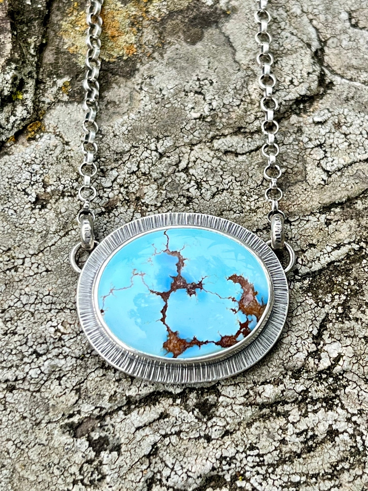Golden Hills Turquoise Petite Oval Necklace