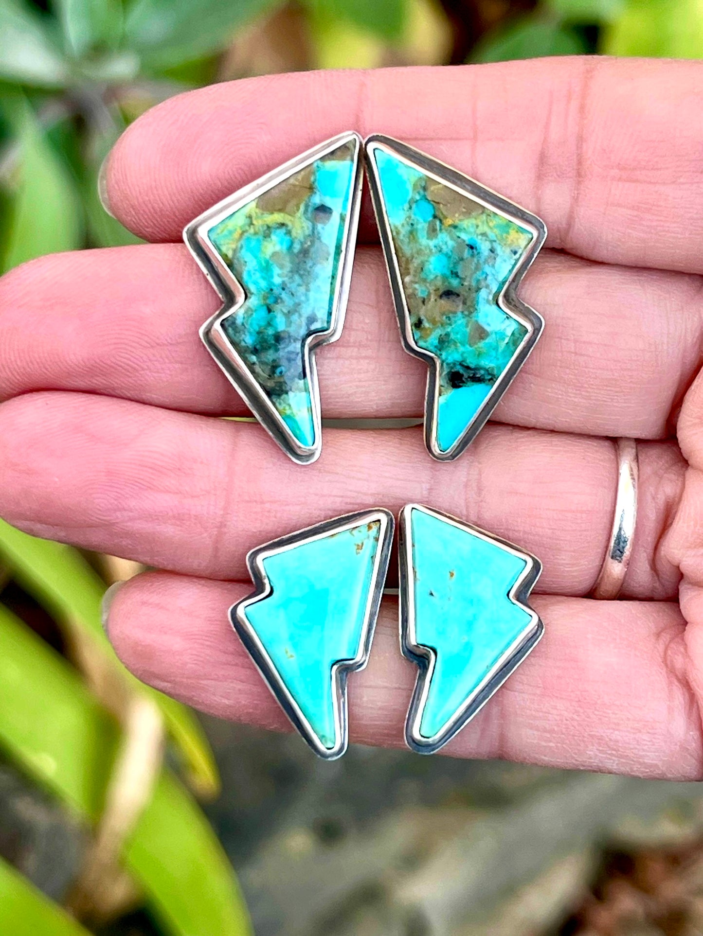 Turquoise Bolt Earrings