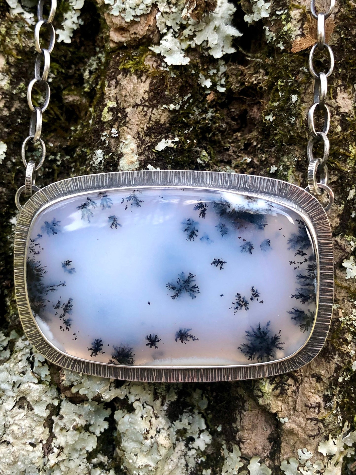 Dendritic Opalized Agate Necklace