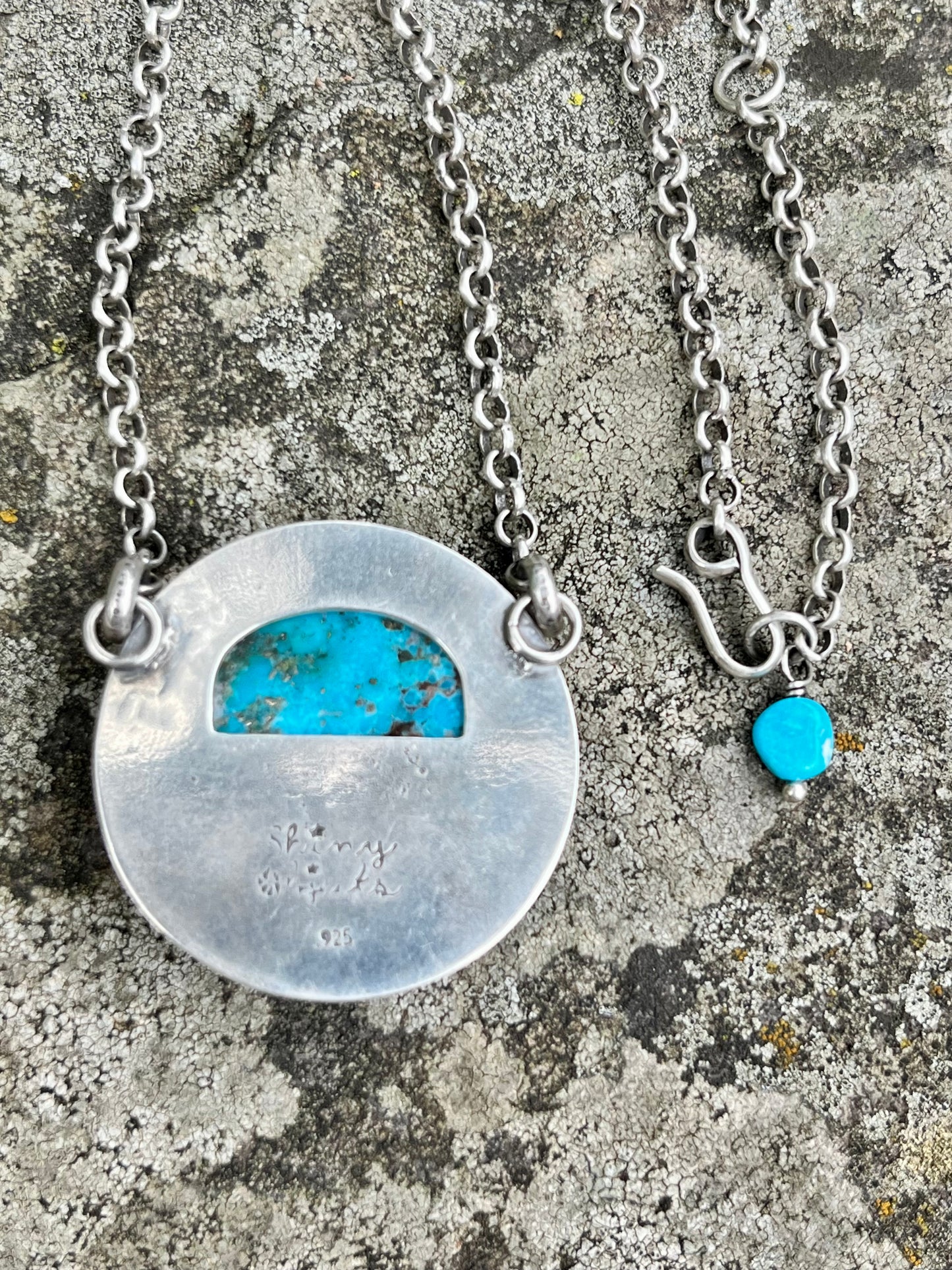 Persian Turquoise Necklace (Large Round)