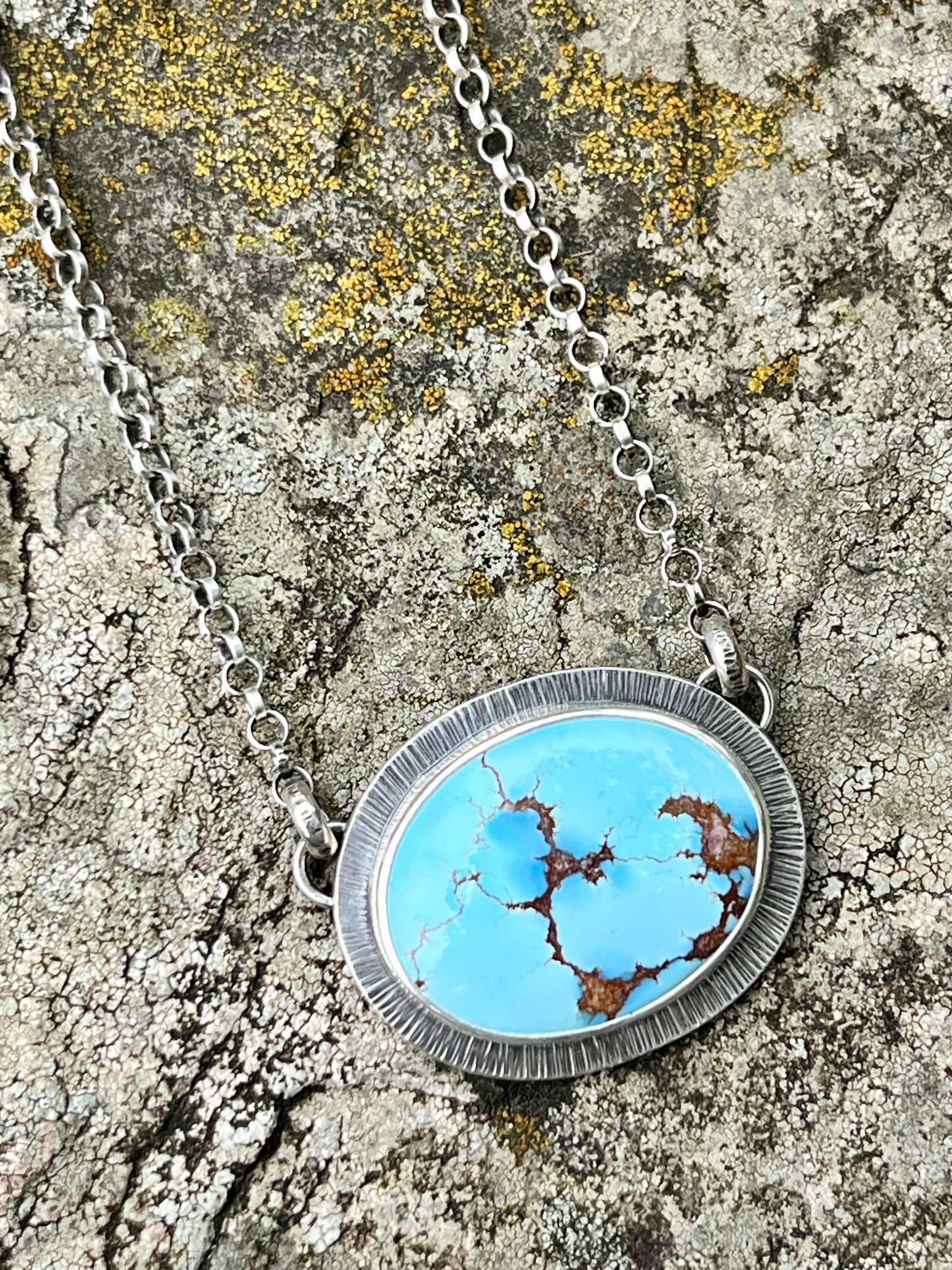 Golden Hills Turquoise Petite Oval Necklace