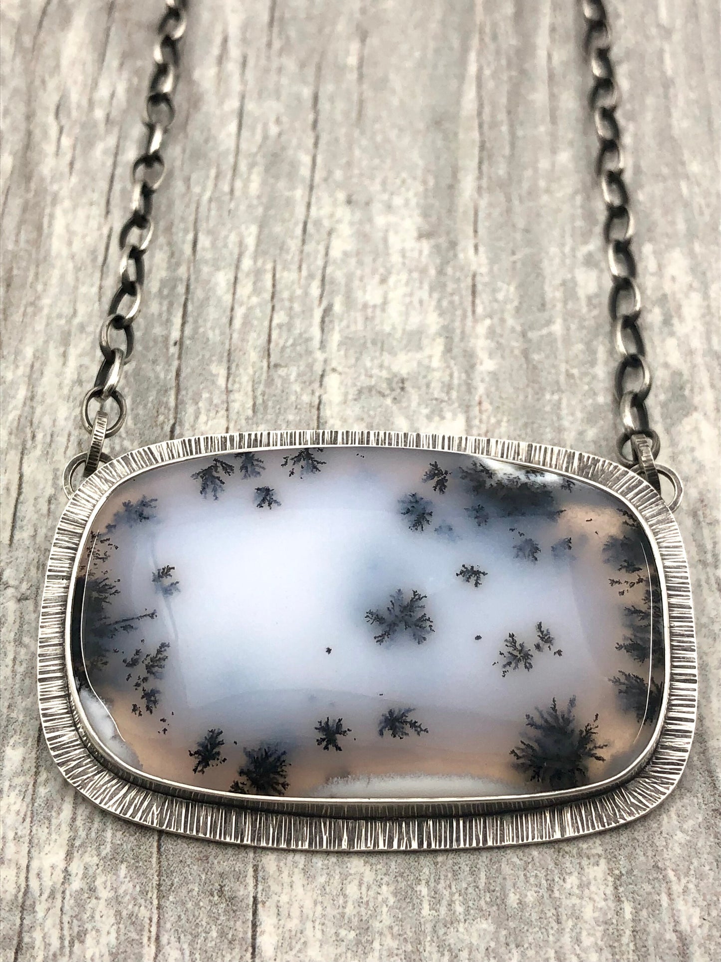Dendritic Opalized Agate Necklace