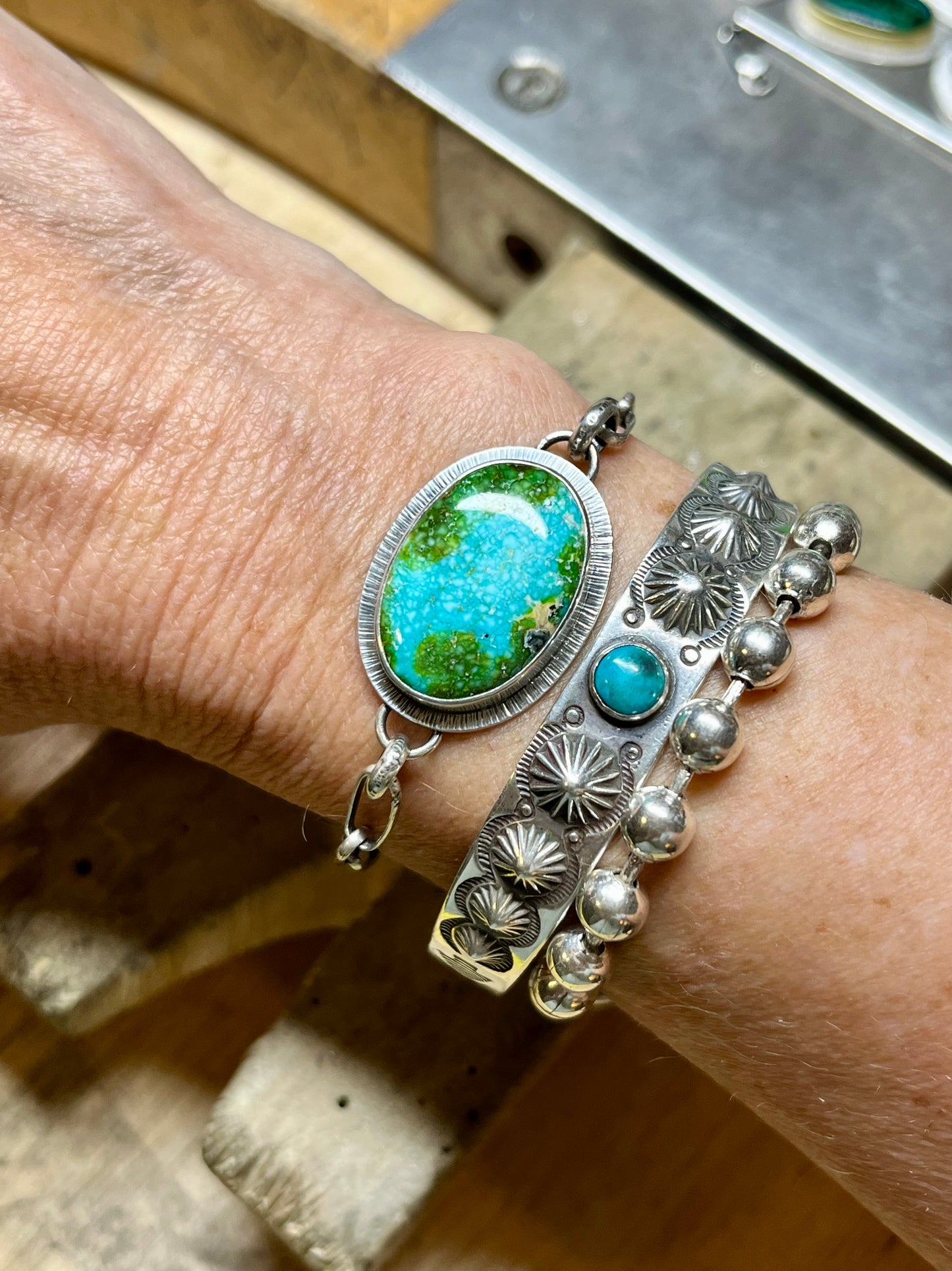 Sonoran Gold Turquoise Bracelet