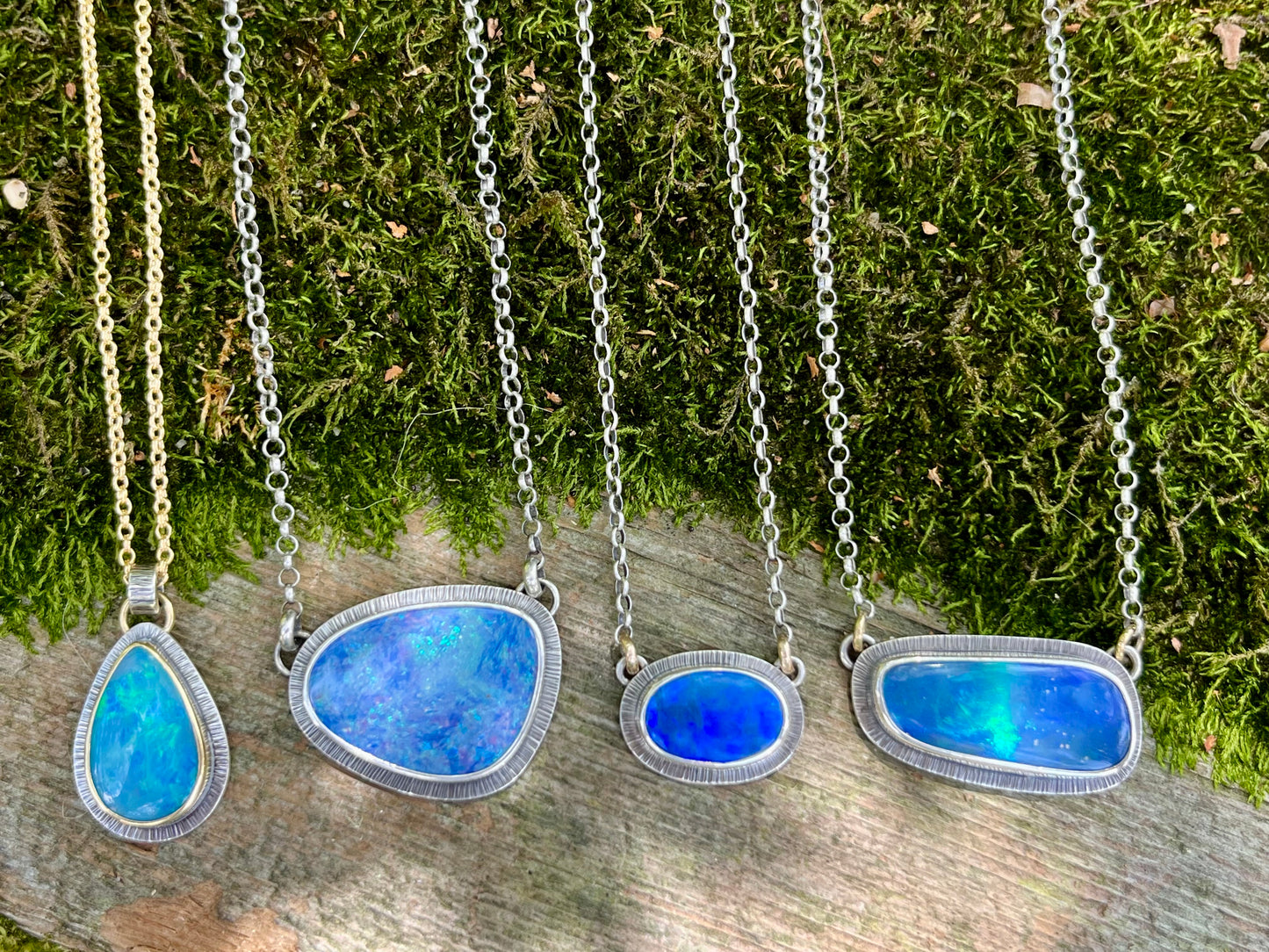 Australian Boulder Opal Necklace