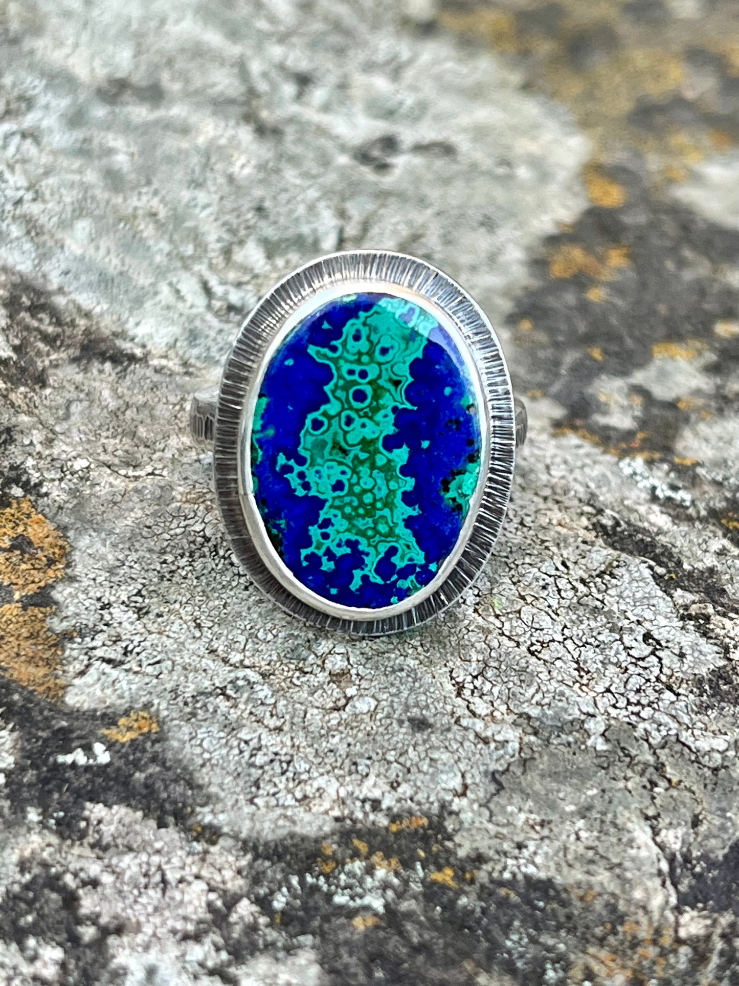 Malachite & Azurite Ring