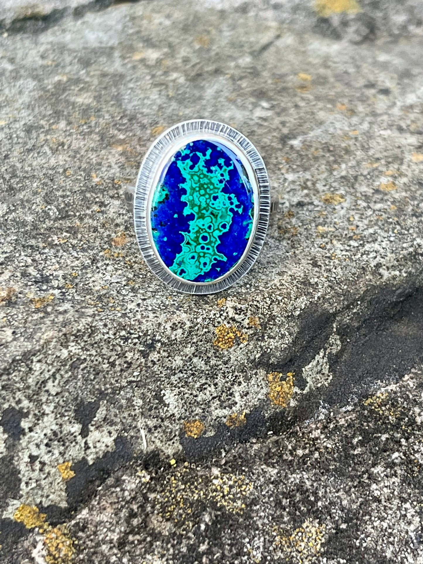 Malachite & Azurite Ring