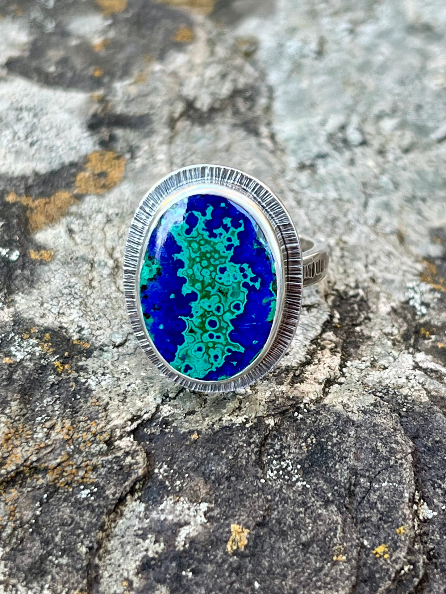 Malachite & Azurite Ring