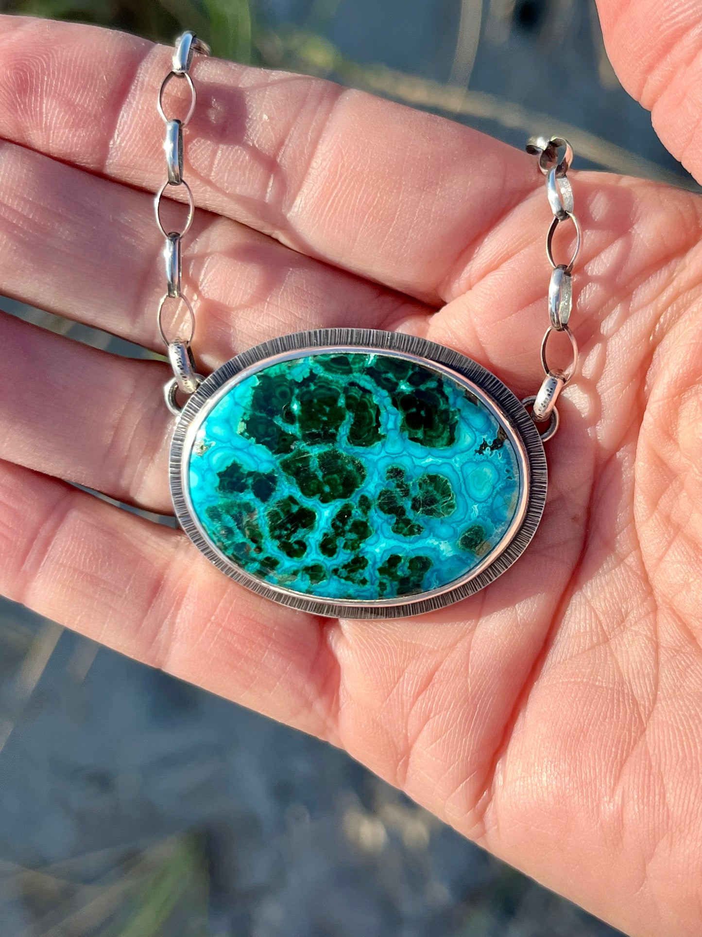 Chrysocolla & Malachite Necklace