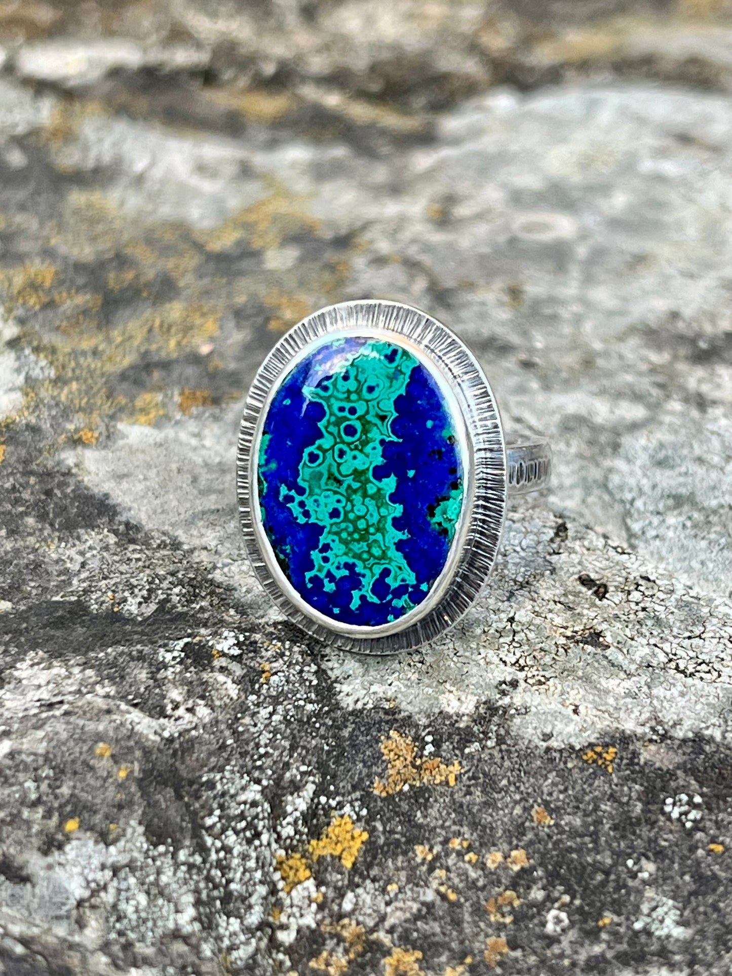 Malachite & Azurite Ring