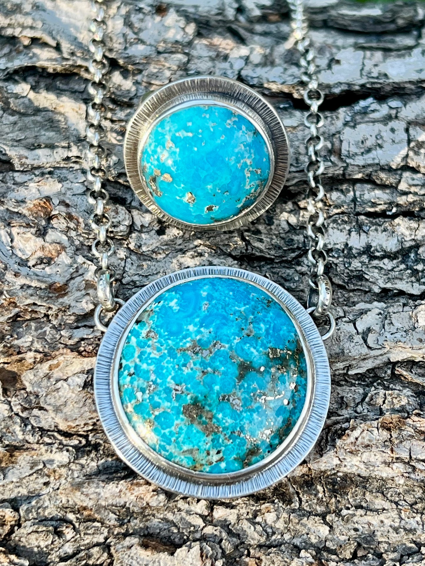 Persian Turquoise Necklace (Large Round)