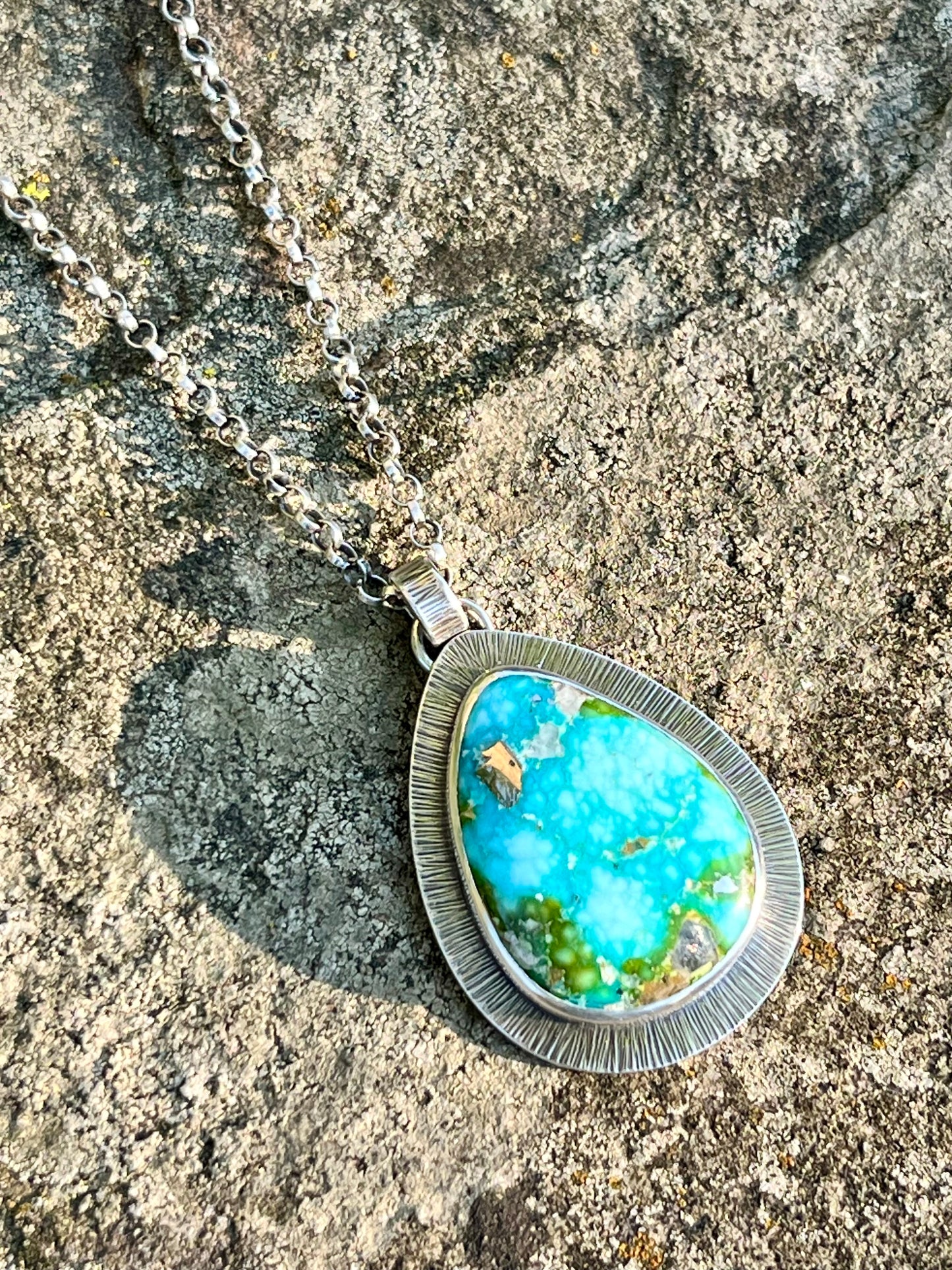 Sonoran Gold Turquoise Necklace
