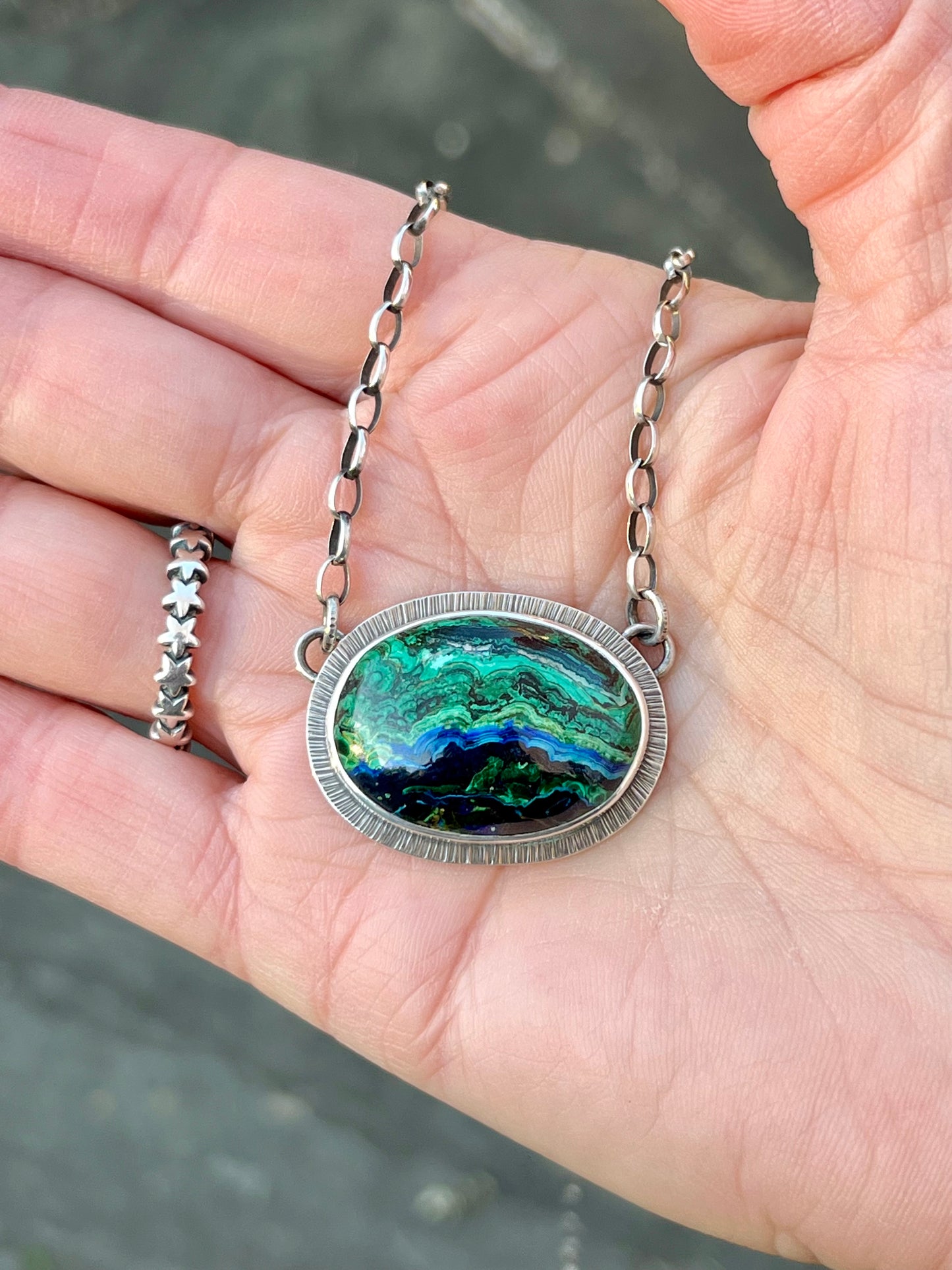 Azurite & Malachite Necklace
