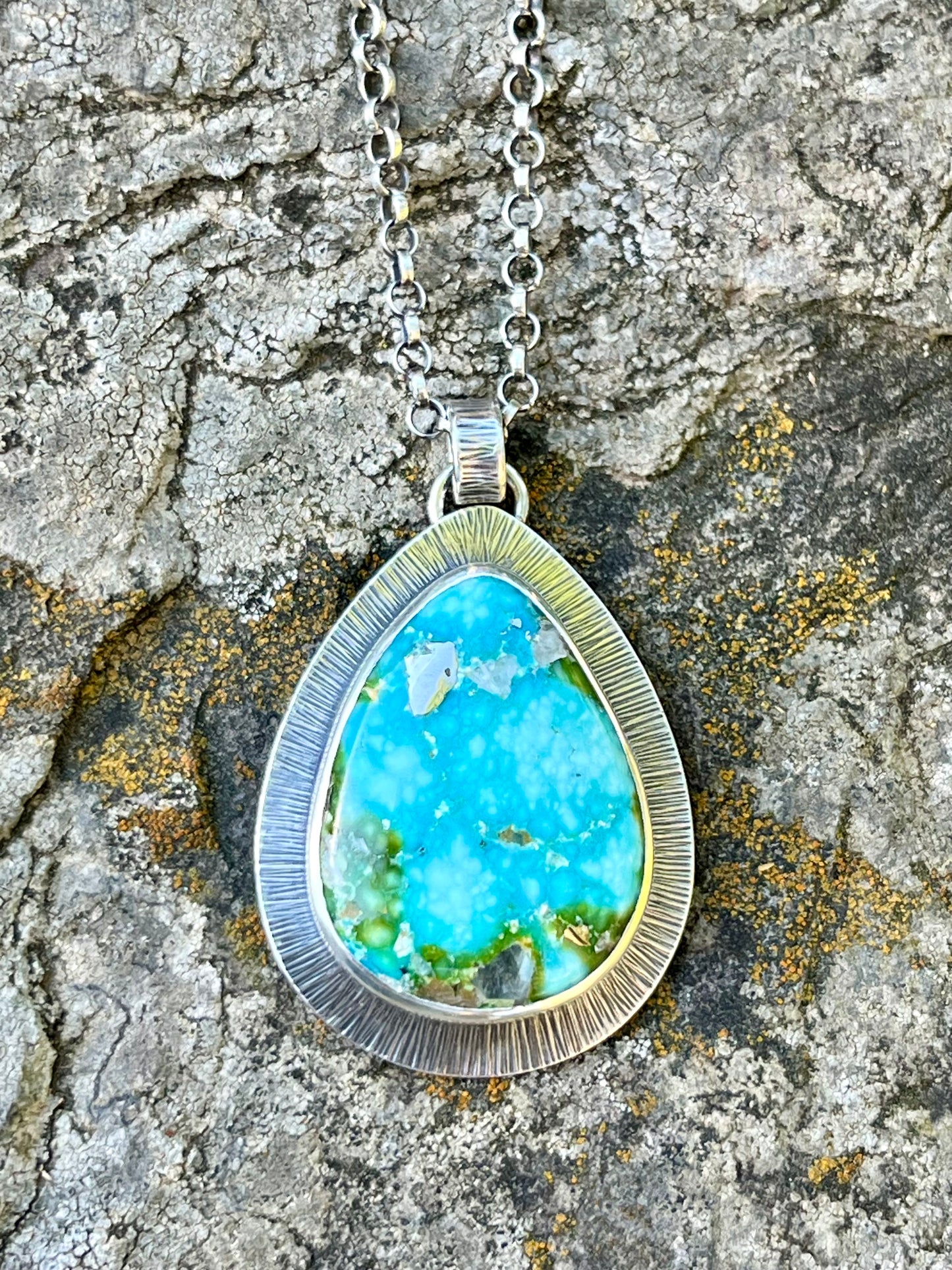 Sonoran Gold Turquoise Necklace
