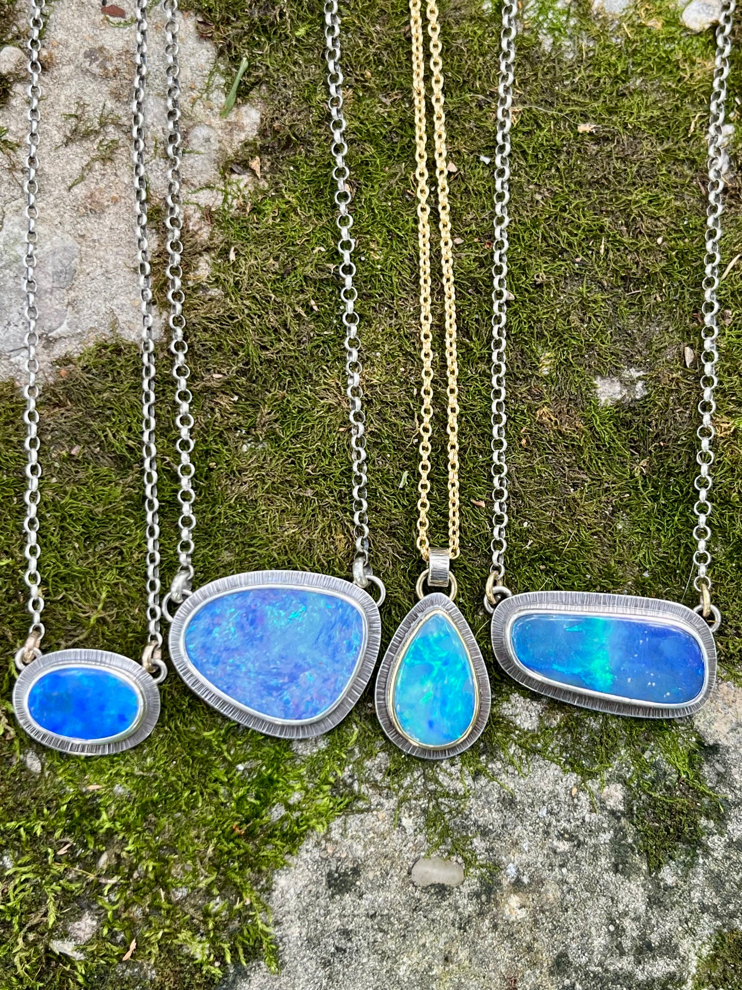 Australian Boulder Opal Necklace