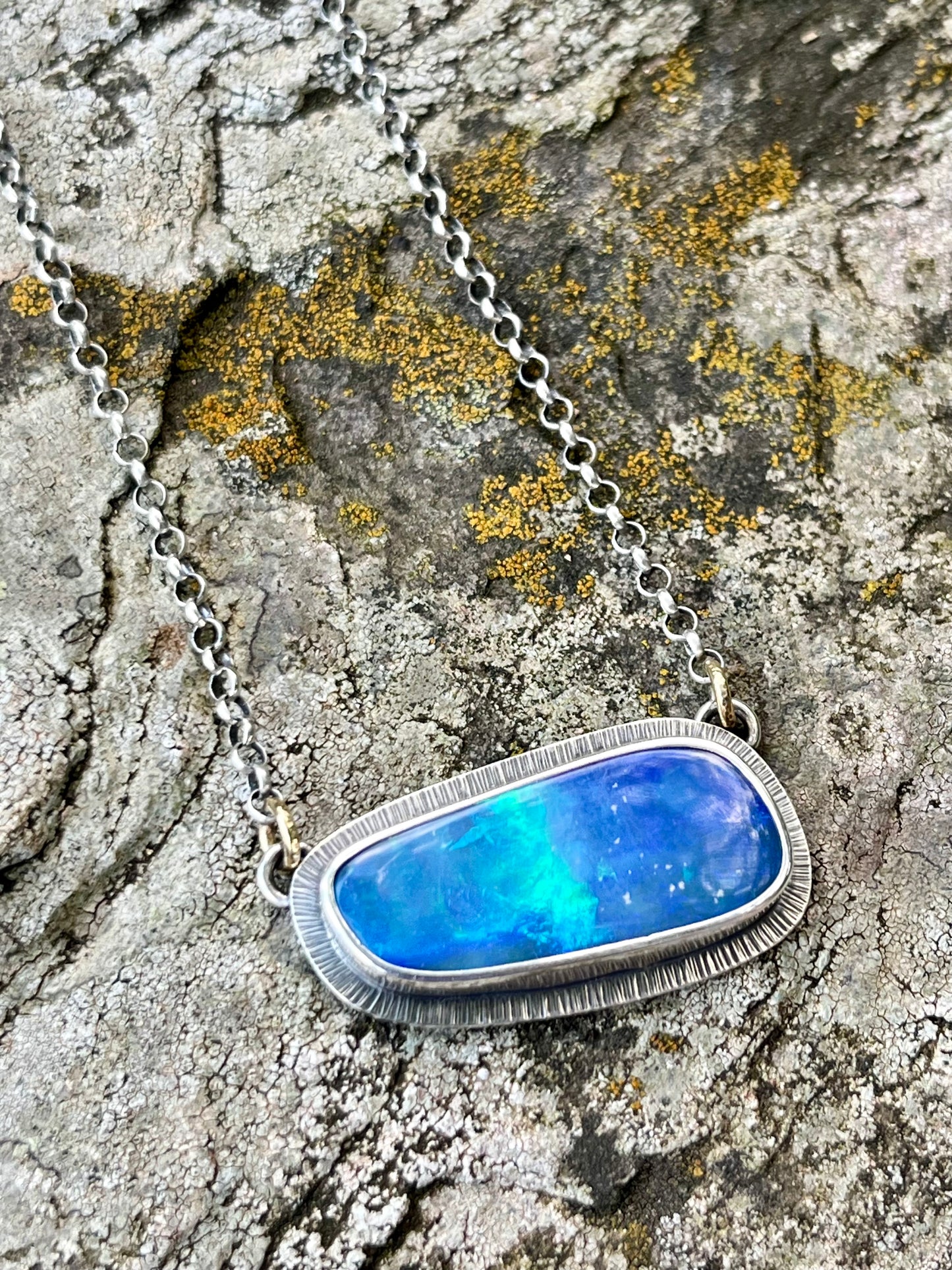 Australian Boulder Opal Necklace