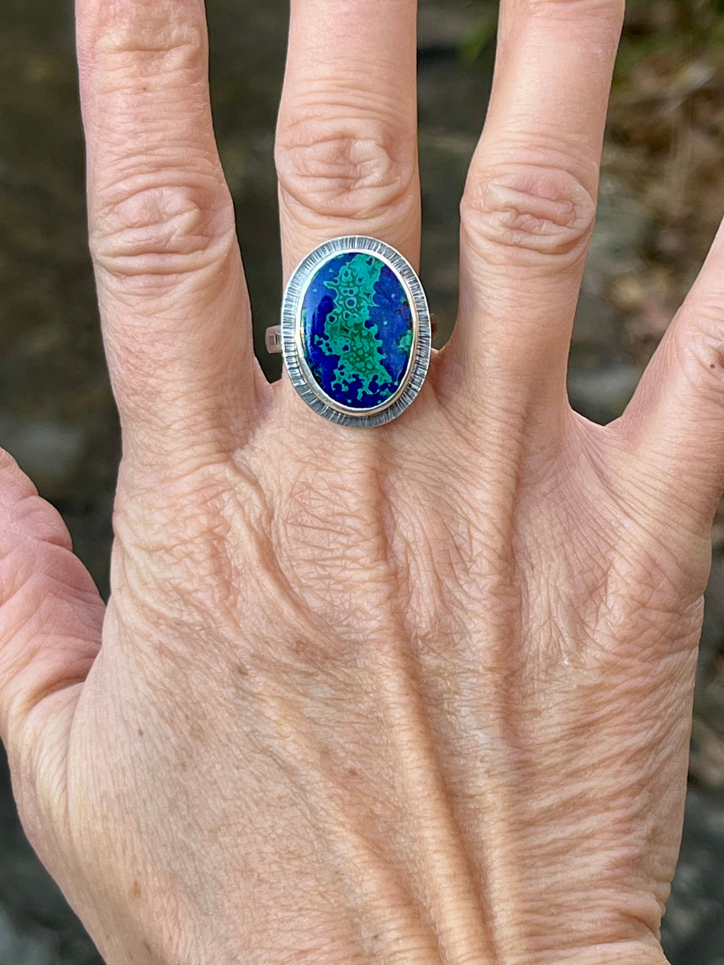Malachite & Azurite Ring
