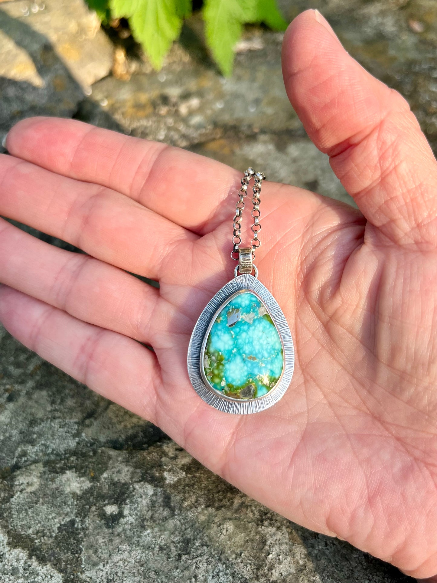 Sonoran Gold Turquoise Necklace