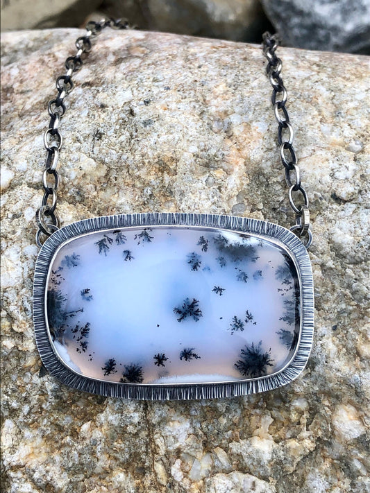 Dendritic Opalized Agate Necklace