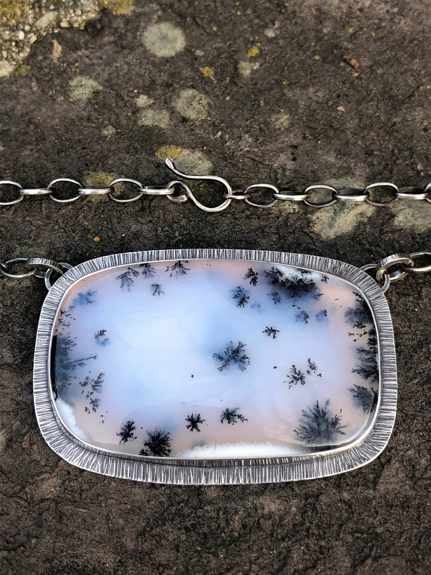Dendritic Opalized Agate Necklace