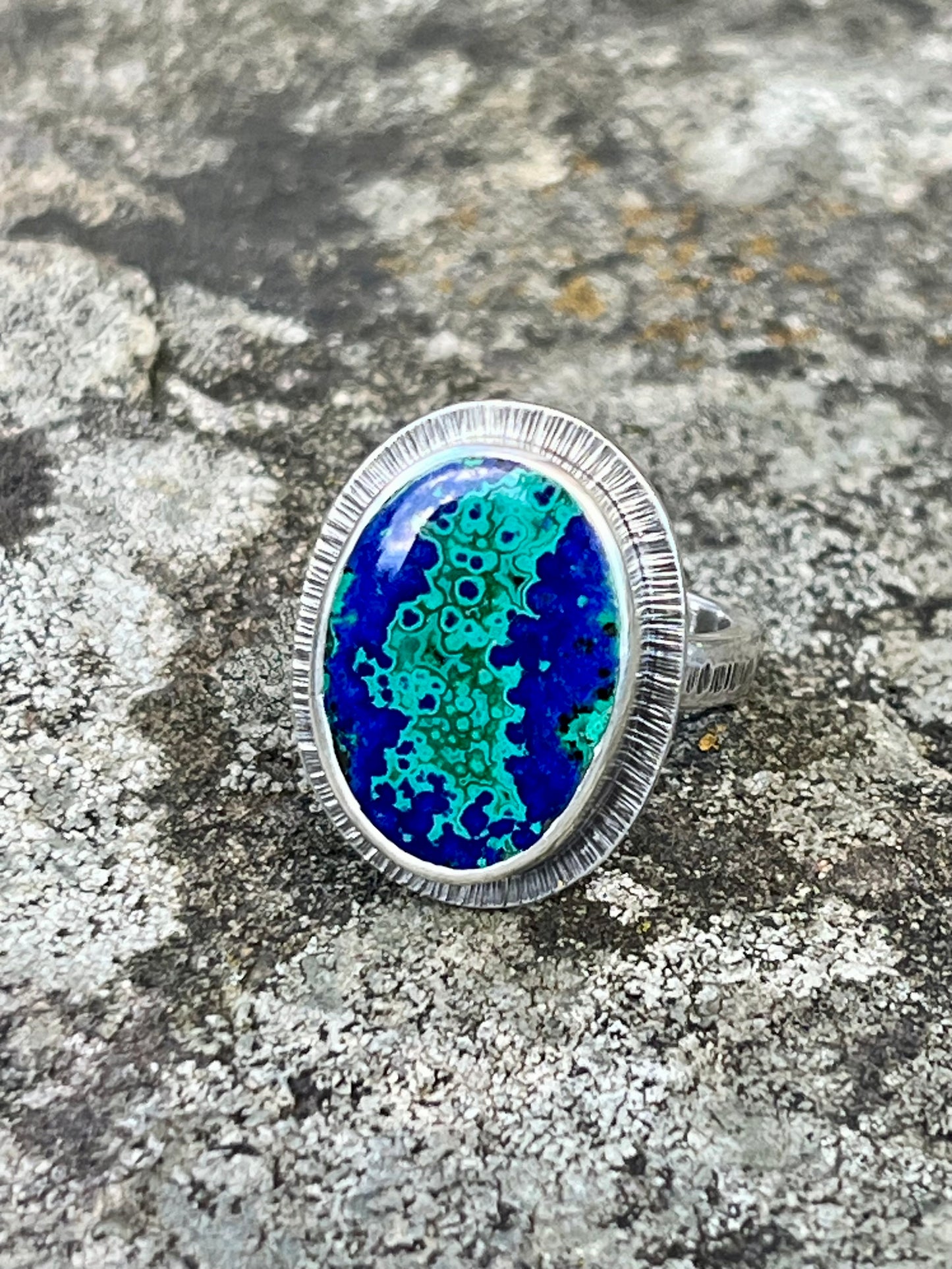 Malachite & Azurite Ring
