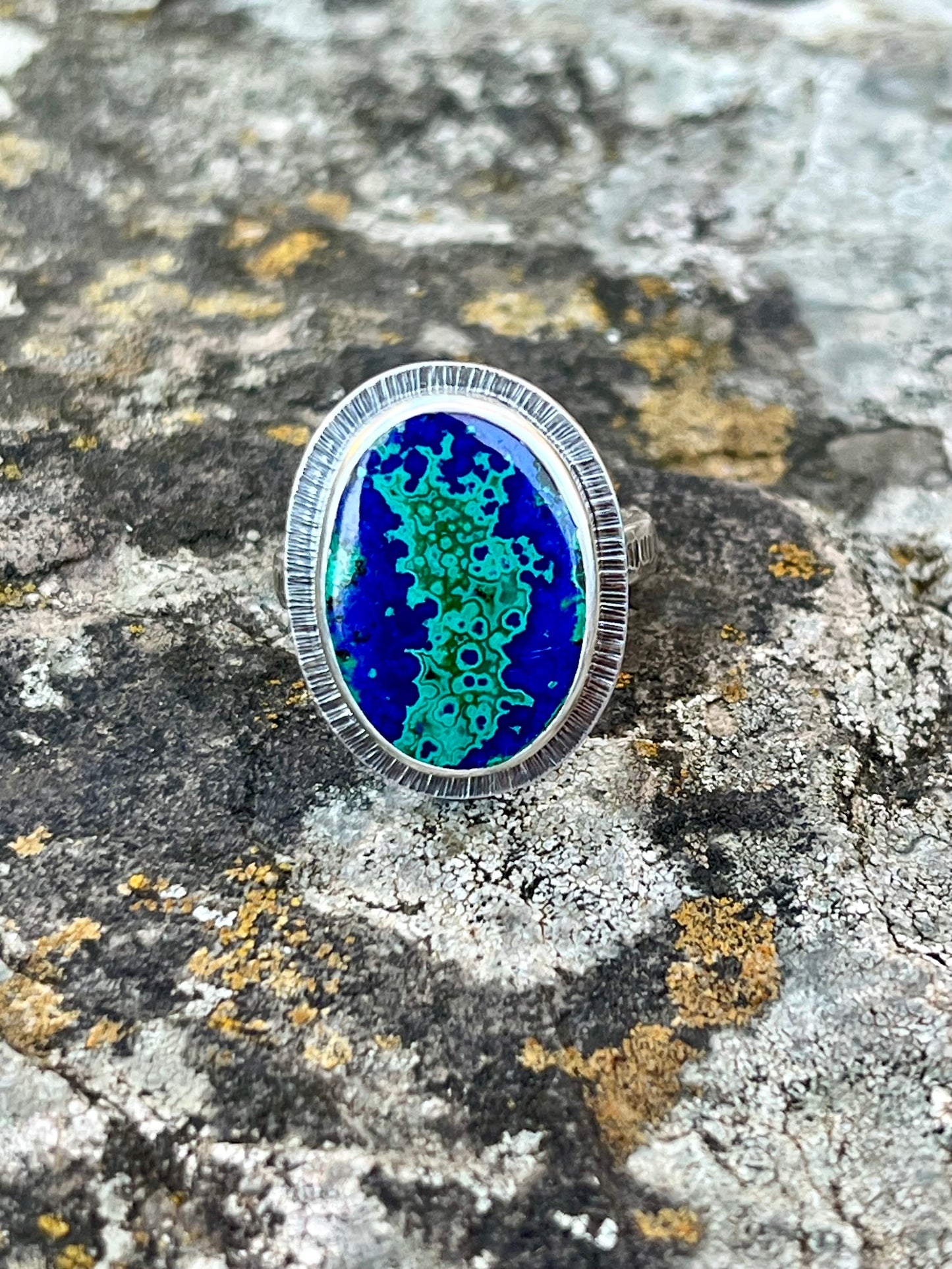 Malachite & Azurite Ring