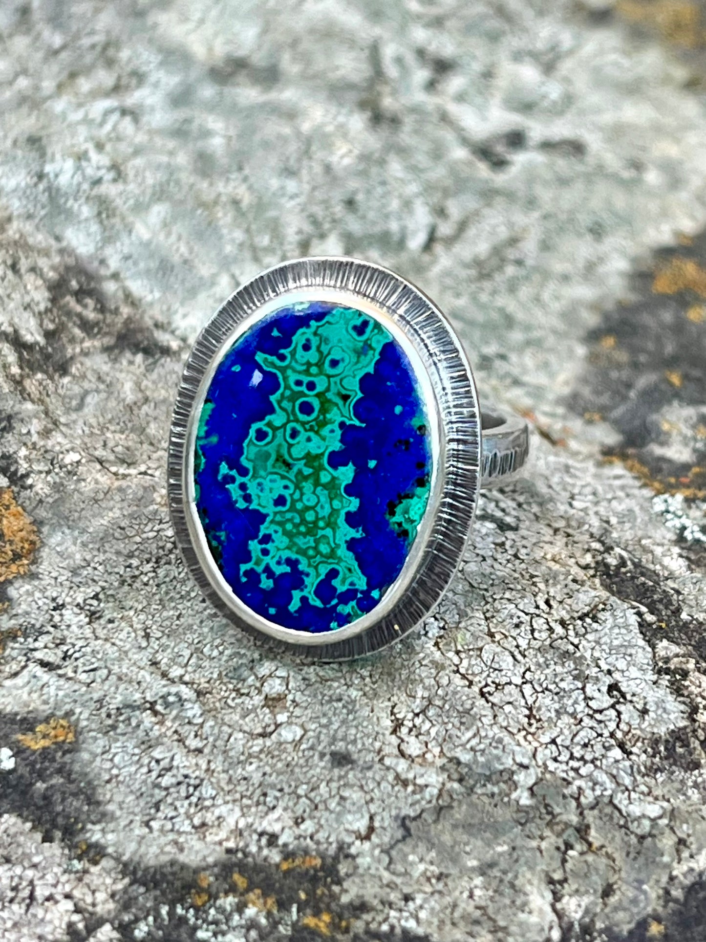 Malachite & Azurite Ring