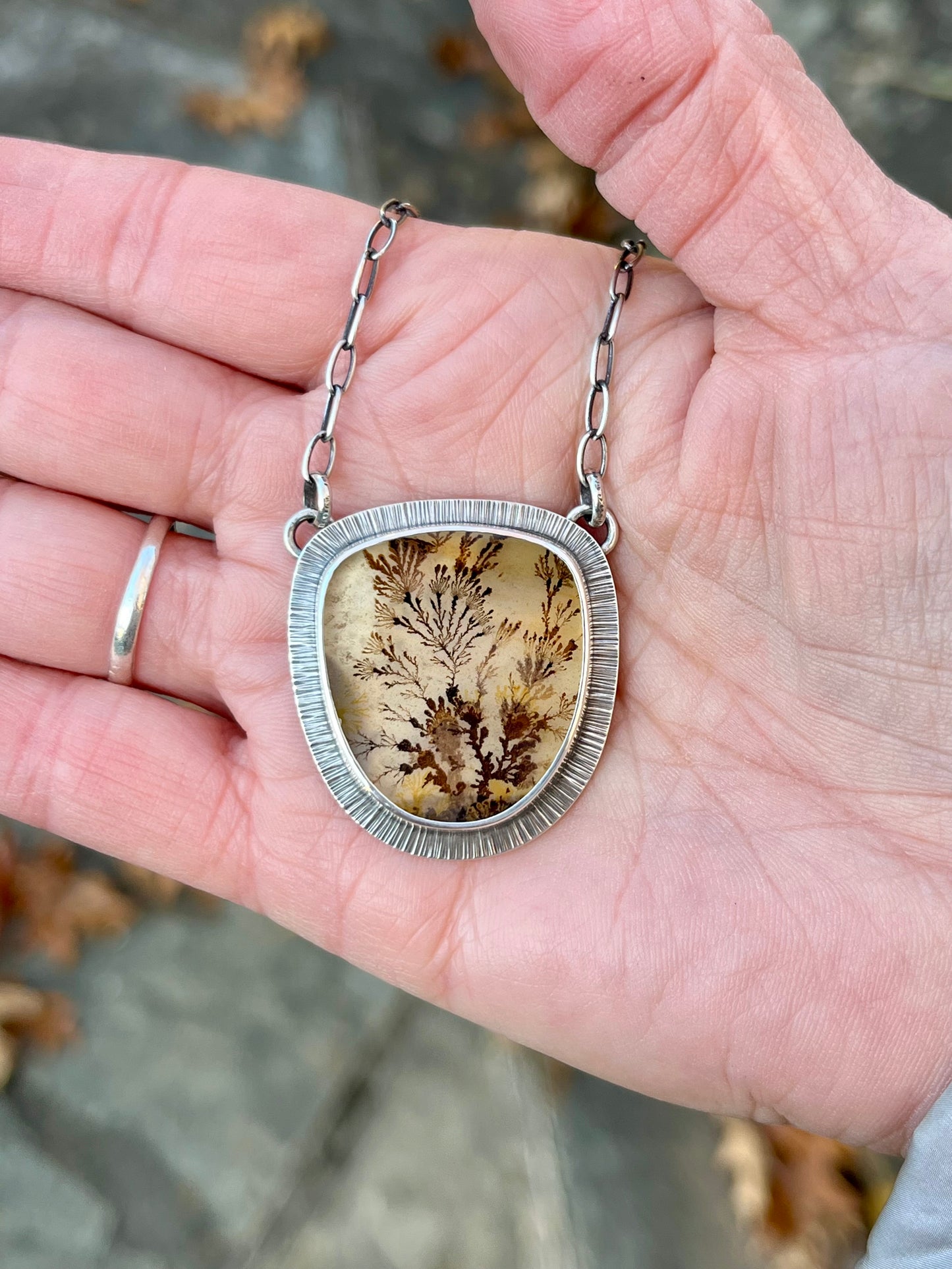 Dendritic Agate Necklace