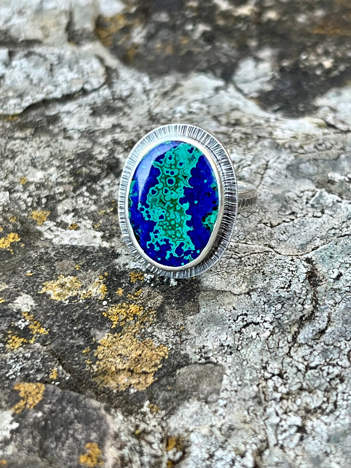Malachite & Azurite Ring