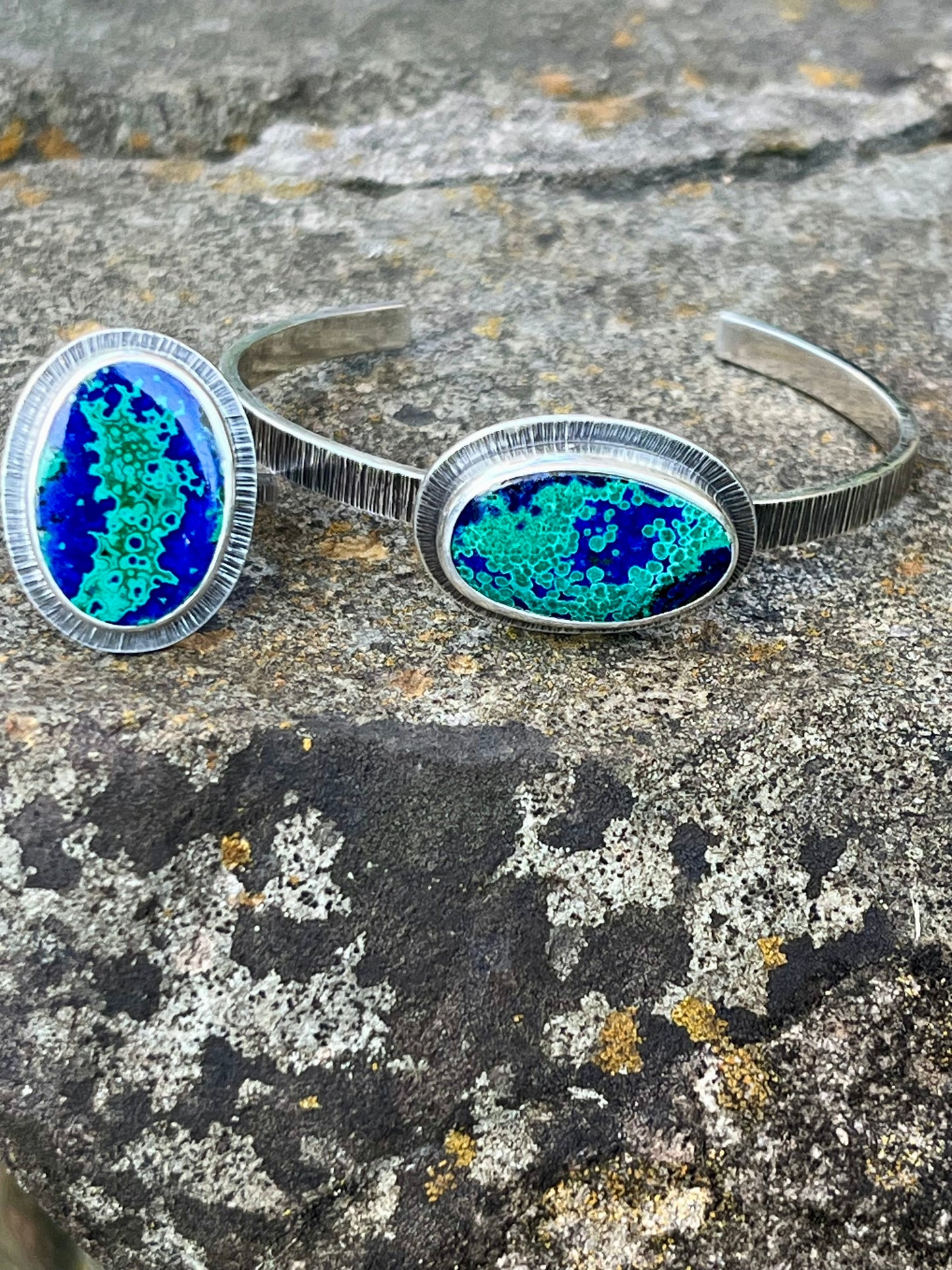 Malachite & Azurite Cuff