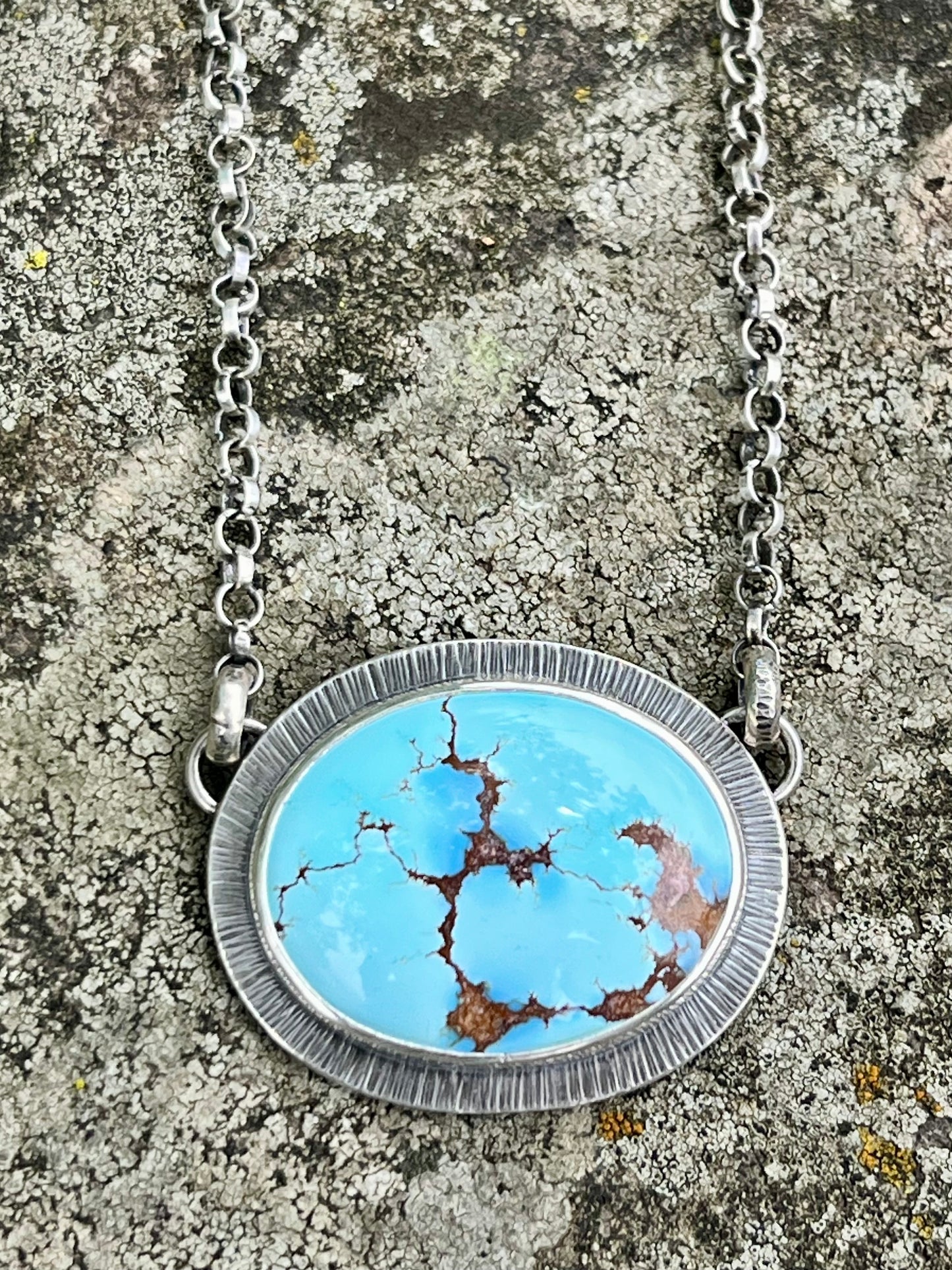 Golden Hills Turquoise Petite Oval Necklace