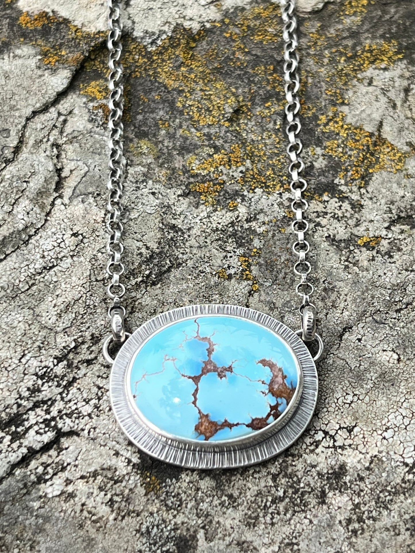 Golden Hills Turquoise Petite Oval Necklace