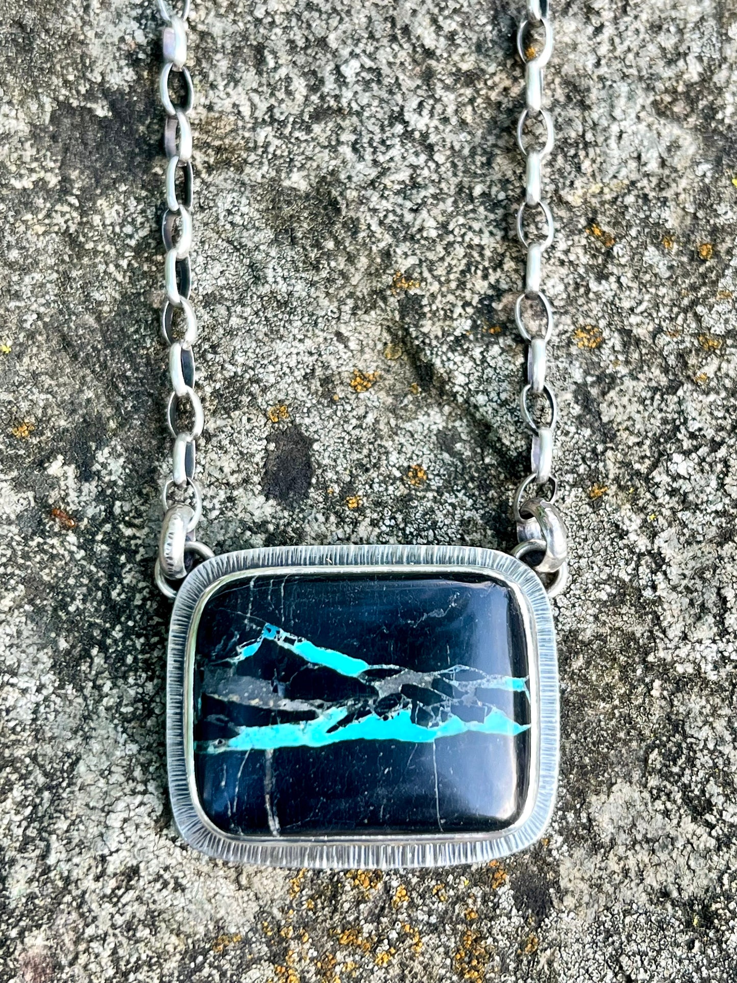 Mantis Ribbon Turquoise Necklace