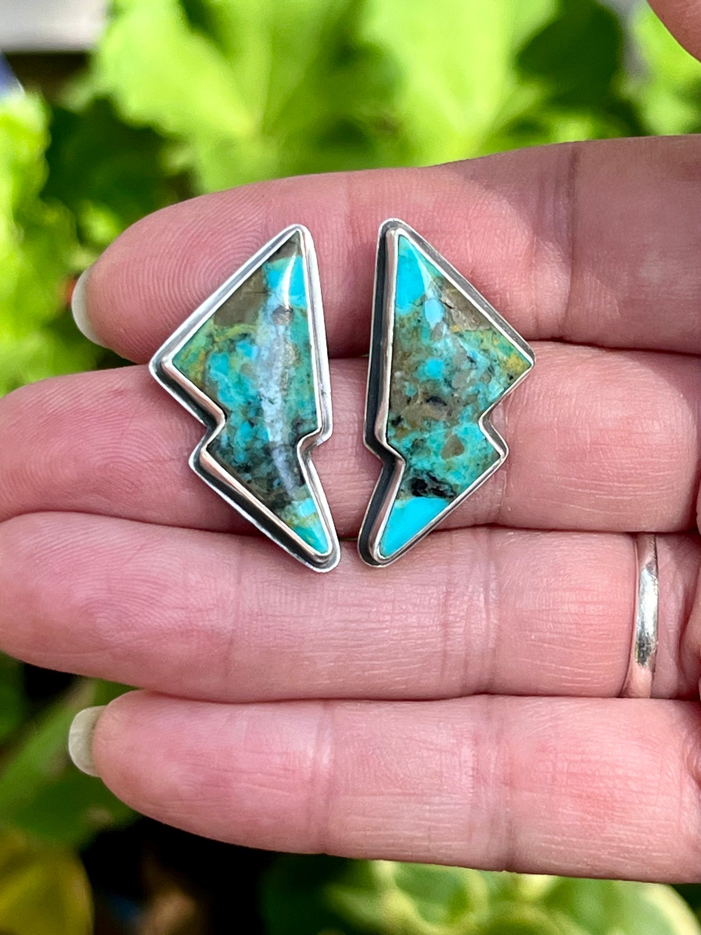 Turquoise Bolt Earrings