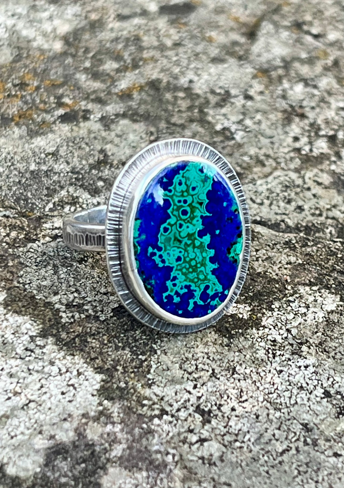 Malachite & Azurite Ring