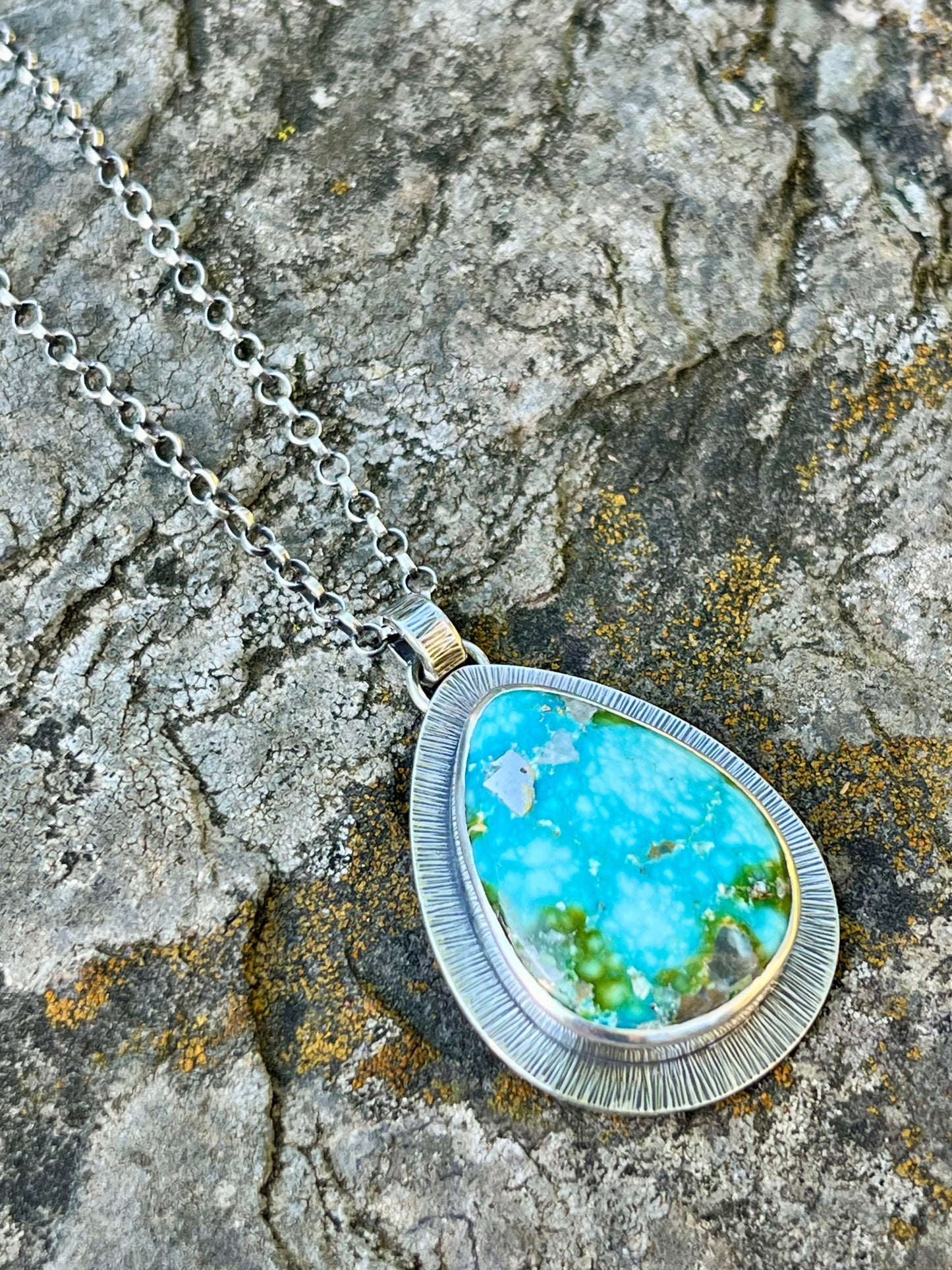 Sonoran Gold Turquoise Necklace