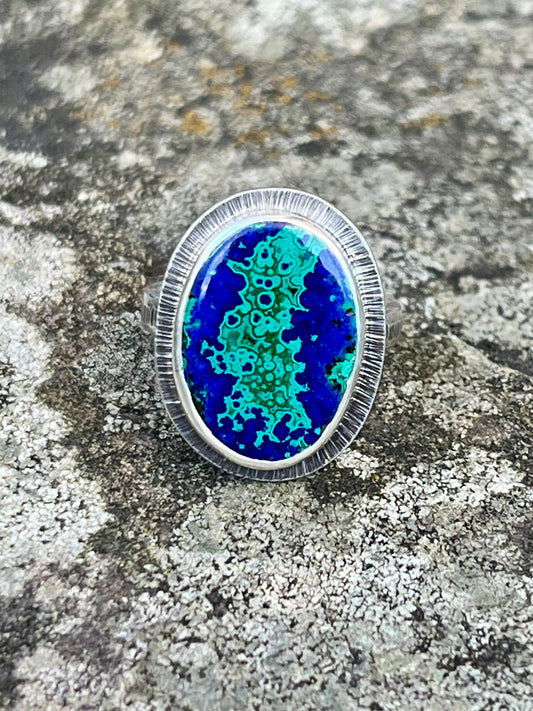 Malachite & Azurite Ring