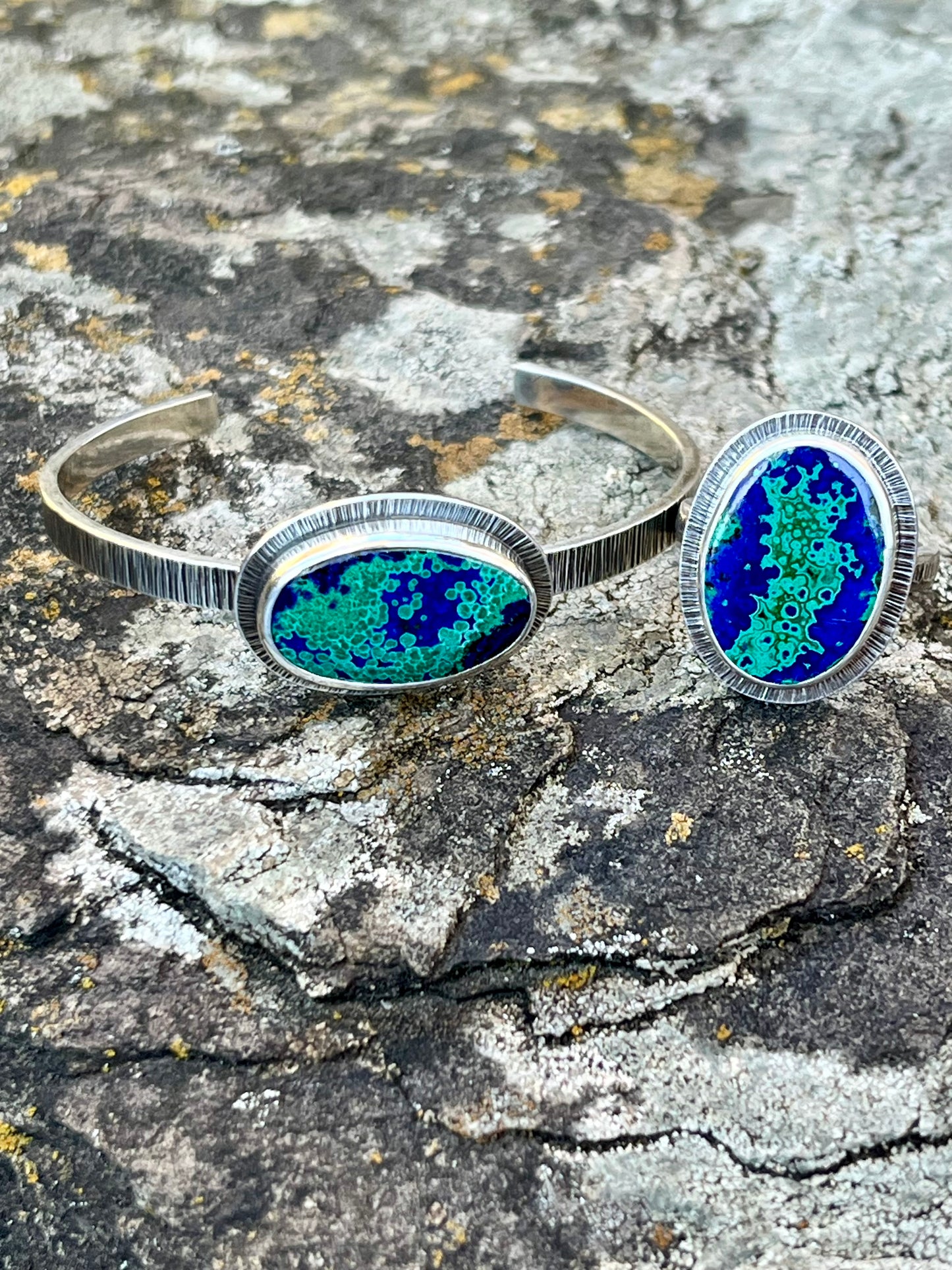Malachite & Azurite Cuff
