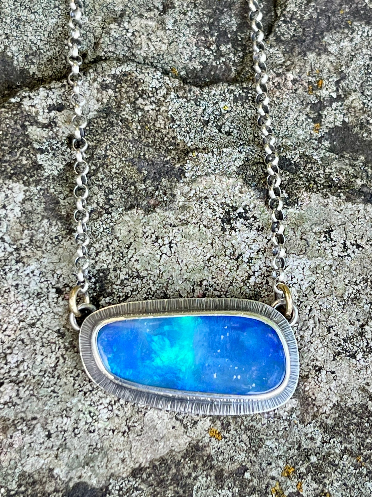 Australian Boulder Opal Necklace