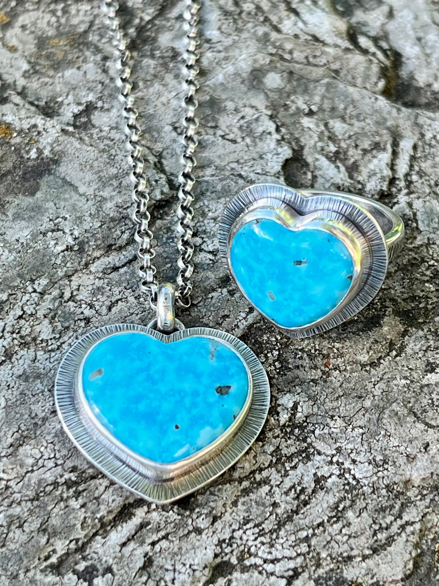 Persian Turquoise Heart Ring