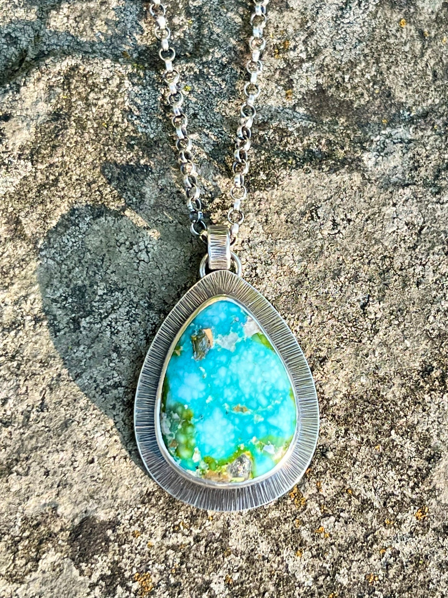 Sonoran Gold Turquoise Necklace
