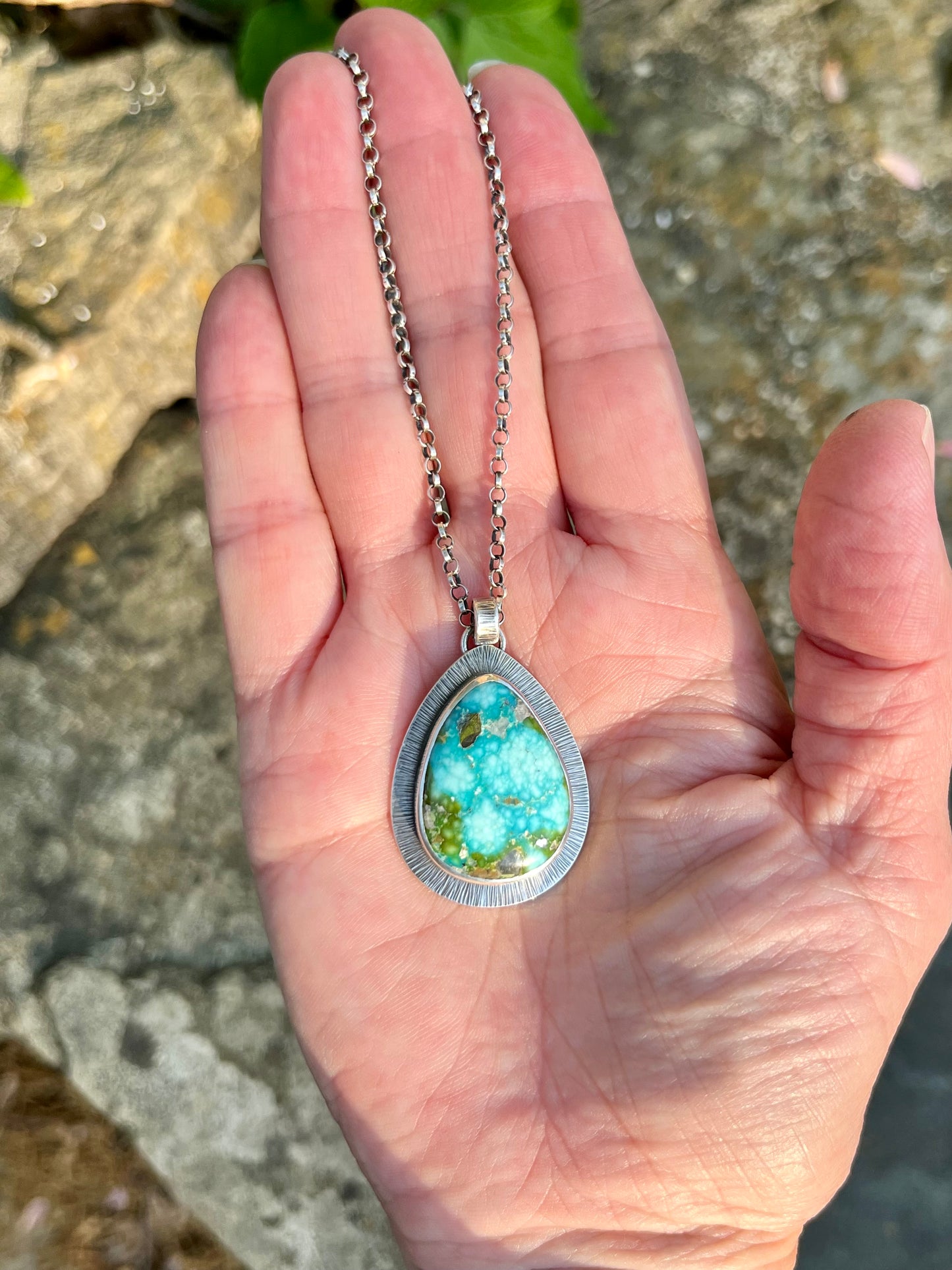 Sonoran Gold Turquoise Necklace