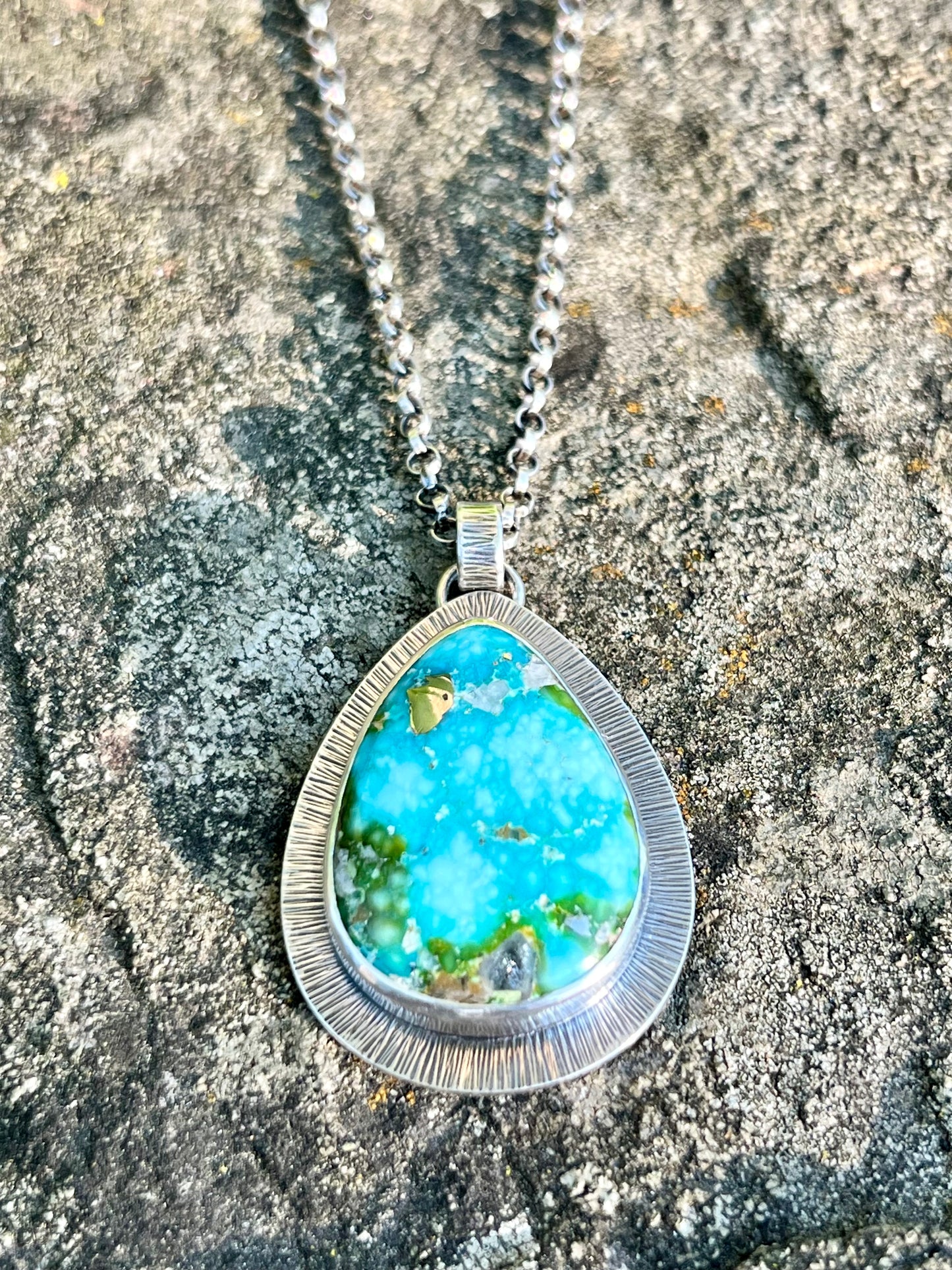 Sonoran Gold Turquoise Necklace