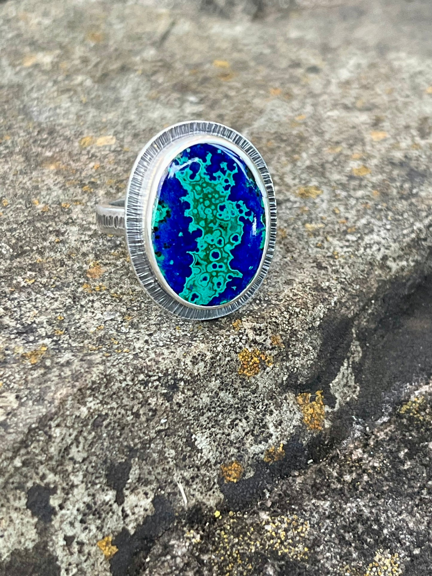 Malachite & Azurite Ring